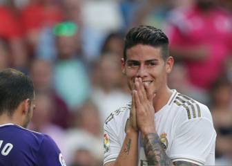 Hace un año James Rodríguez volvía a jugar con el Madrid
