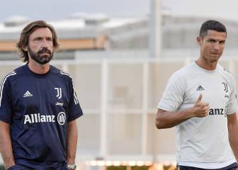 Primer día de Pirlo entrenando a Cristiano, Cuadrado, Chiellini