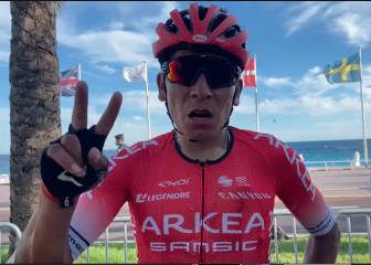 Nairo Quintana entrega balance de la etapa 2 del Tour