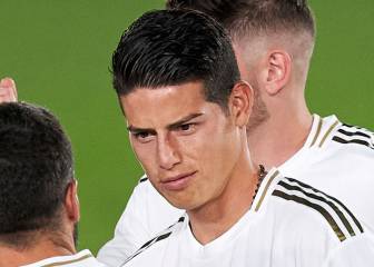 James, ausente en el primer entrenamiento del Madrid