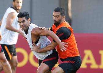 Fatih Terim, feliz con la pareja de ataque Falcao - Diagne