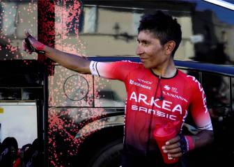 La felicidad de Nairo y el Arkéa tras superar la etapa 7 del Tour