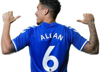 Everton ficha a Allan, próximo compañero de James