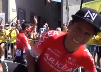 Los colombianos enloquecen con Nairo al darle su apoyo