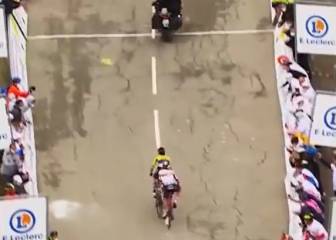 El duelo entre Pogacar y Roglic que casi termina en caída