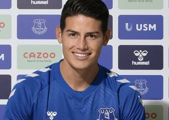 Oficial: James Rodríguez es nuevo jugador del Everton