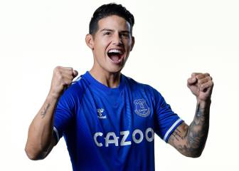 James Rodríguez a Everton, así lo presenta el club al mundo