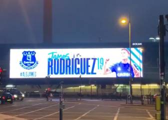 Las calles de Liverpool le dan la bienvenida a James