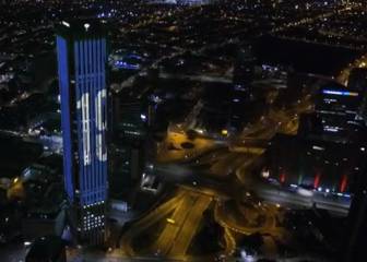 La Torre Colpatria de azul por el fichaje de James Rodríguez