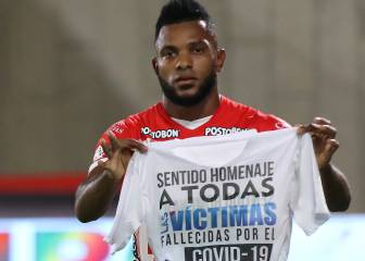 Borja dedica su gol a las víctimas del coronavirus