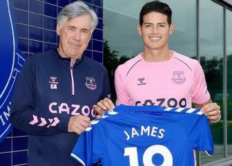 Ancelotti elogia a James y confirma que Mina está listo
