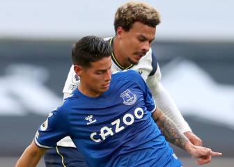 James brilla en su debut en Premier League con Everton