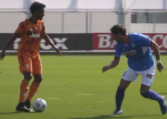 Cuadrado y su constante desborde en amistoso de Juve