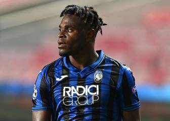 Duván Zapata, en duda para el debut de Atalanta en Serie A