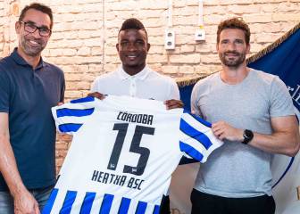 Jhon Córdoba, nuevo jugador de Hertha Berlín