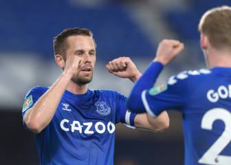 James y Mina, ausentes en la clasificación de Everton