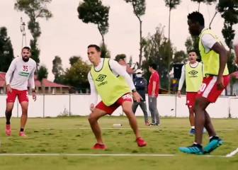 Santa Fe y su última práctica para enfrentar a Pereira