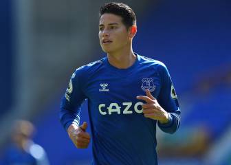 Hinchas del Everton componen una canción a James