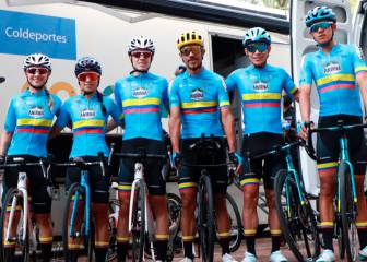 Selección Colombia entrena para el Mundial de Ciclismo