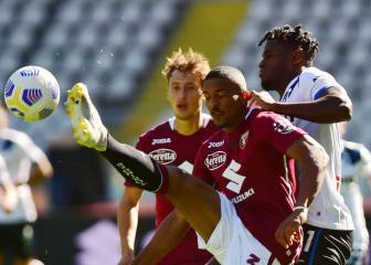 Atalanta vence a Torino con gol de Luis Fernando Muriel