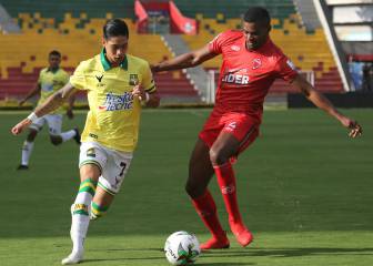 Patriotas, de visitante, empata sobre el final a Bucaramanga