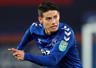 James, entre los mejores de la clasificación del Everton