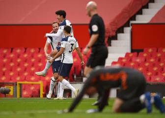 Goleada de Tottenham al United