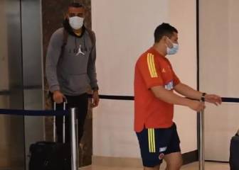 Montero, Vargas y Aldair, los primeros en la concentración