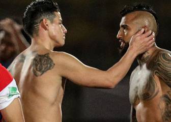 En imágenes el empate de Colombia frente a Chile