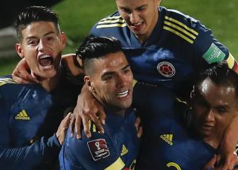 Colombia rescata el empate ante Chile con gol de Falcao
