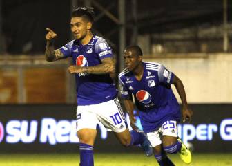 Millos vuelve a la victoria con doblete de Arango a Envigado
