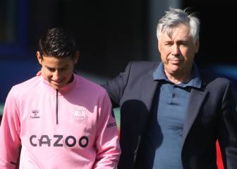 Ancelotti: James y Mina están disponibles para el derbi