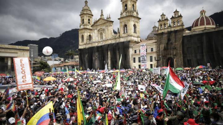 Minga Indígena en Bogotá: ruta y medidas de la marcha de hoy, miércoles 21  de octubre - AS Colombia