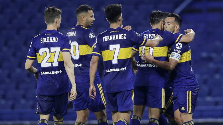 Boca Juniors recibió al Caracas en el desarrollo de la última jornada de la fase de grupos de la Copa Libertadores en el estadio La Bombonera