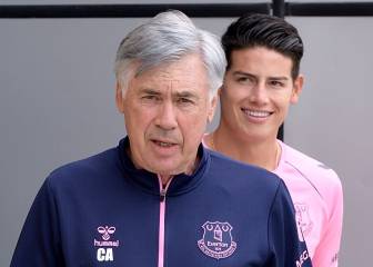 James entrena y Ancelotti no lo descarta para el domingo