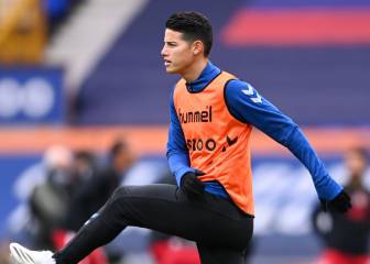 ¿James juega hoy en el Southampton vs Everton?