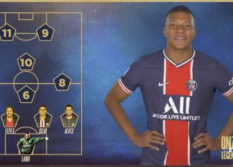 Mbappé arma su XI de leyendas del PSG con Mario Yepes