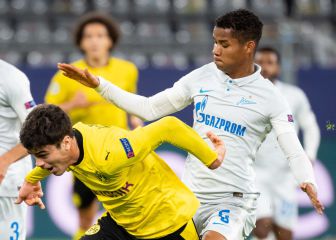 Barrios, exigido en derrota del Zenit ante Dortmund