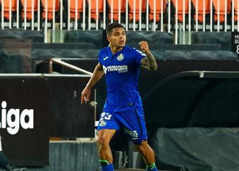 El Cucho anota su primer gol en Getafe ante Valencia