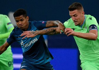Zenit, con Barrios, empata con Lazio y se complica en UCL