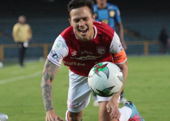 Doblete de Cucchi y victoria de Santa Fe ante el DIM