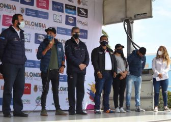 Nairo, presente en la salida de La Vuelta a Colombia Femenina