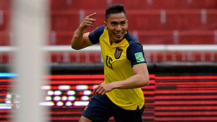 Ángel Mena, la figura del partido Ecuador vs. Colombia