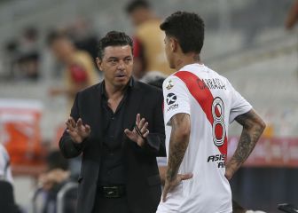 Agónico empate de River que tuvo a Borré y a Carrascal