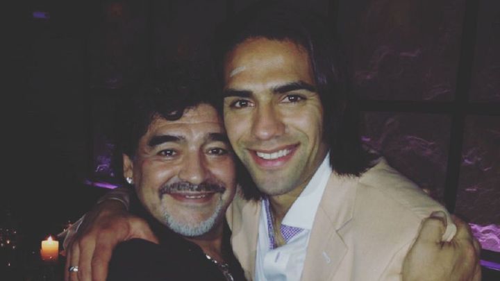 Falcao García y su mensaje a Diego Armando Maradona.