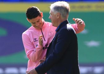 Ancelotti habla de la libertad que le da a James en ataque