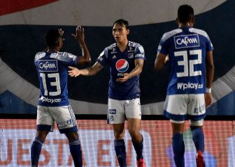 Debut contundente: Millonarios golea al Once Caldas