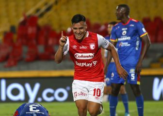 Velásquez mete a Santa Fe en semifinales de Liga BetPlay