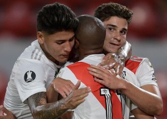Carrascal y Borré se lucen en clasificación de River a cuartos