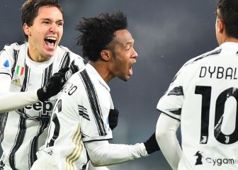 Cuadrado, doble asistencia en triunfo de Juventus ante Torino